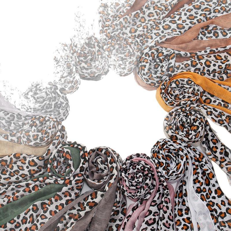 Hot-selling popular classic leopard print large size long towel fashion versatile trend new leopard print shawl women