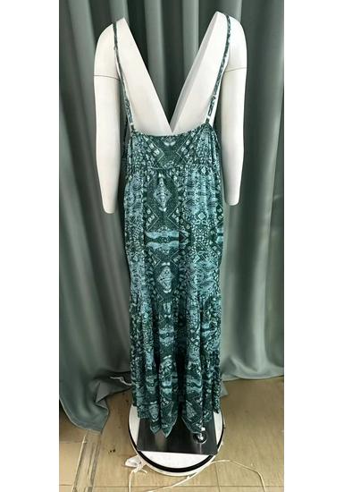 2023 Bohemian Halter V-Neck Floral Maxi Dress for Women