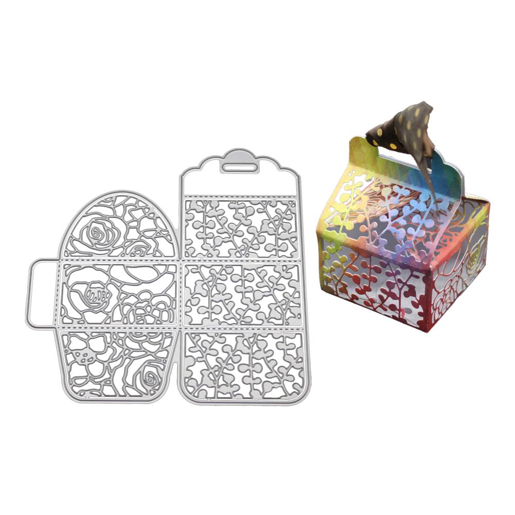 Buy Candy Box Metal Cutting Dies Stencil And Stamps For DIY ...