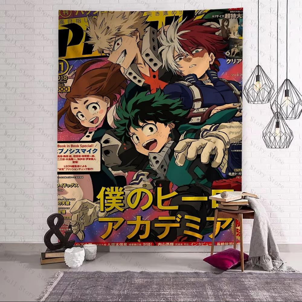 My Hero Academia Kaminari Classic Anime Hanging Bohemian Tapestry Living Room Home Tapestry Dorm Decor Japanese Room Tapestry