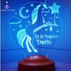 3D Customizable/ Unicorn Horse Night Lamps Kids Led Light Desk Decor Room Lamp Cool Stuff Gift Box