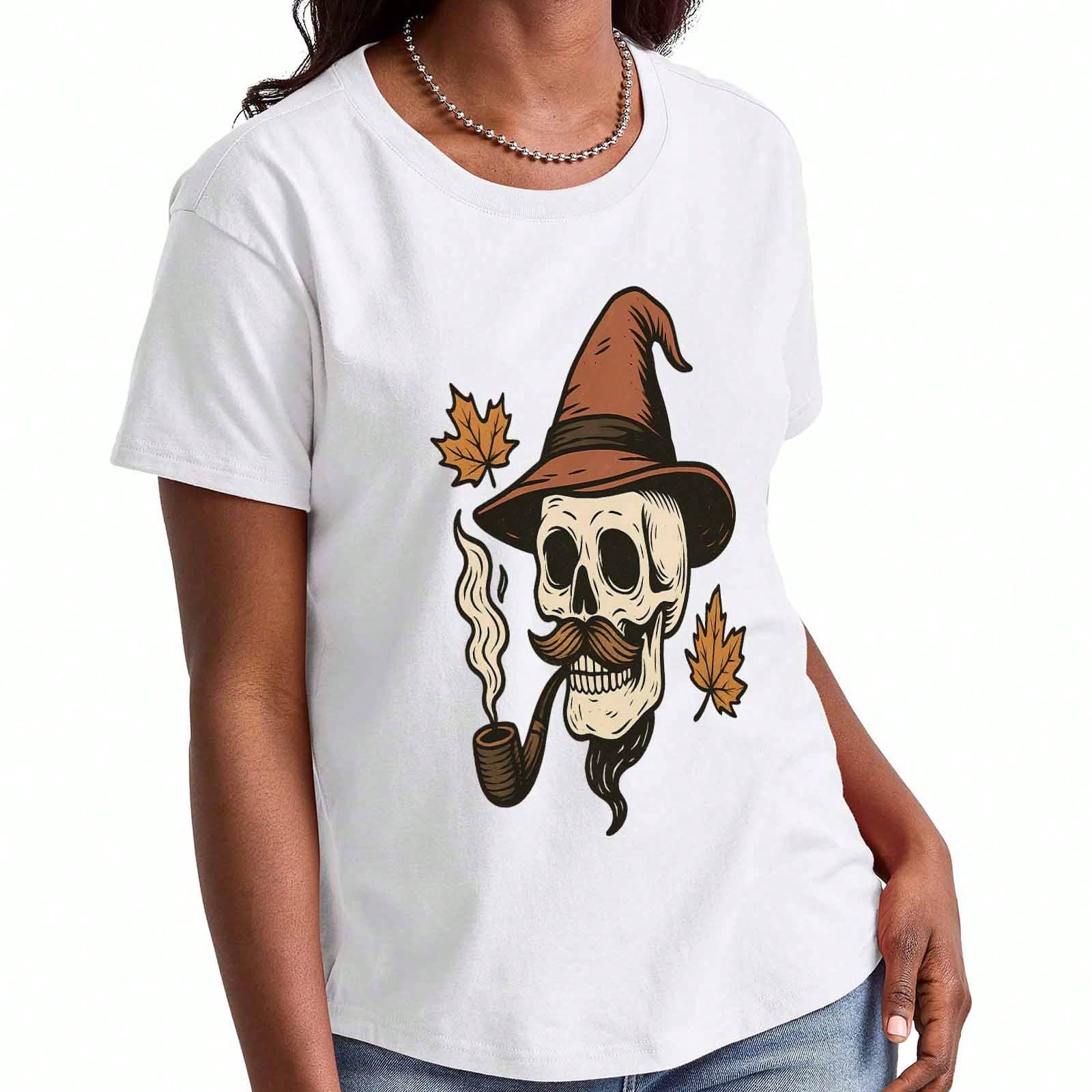 Witch s Brew Salem MA Ladies Cotton T Shirt,Pure Cotton Premium Printing, Durable, Casual Fashion. Magically Brewed Coffee Co, Est 1692 Graphic T Shir S разноцветный