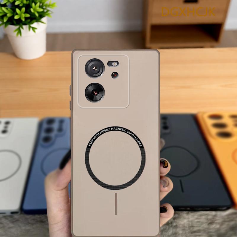 For Xiaomi 13T Pro Case Xiaomi 13T Phone Case Xiaomi 13T Pro Cover Color magnetic hard Silicone back cover Xiaomi 13T