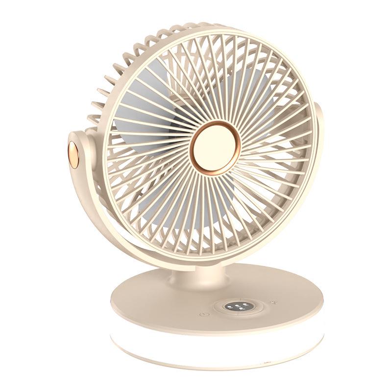 USB Rechargeable Oscillating Fan for Dorm, Office, and Home
