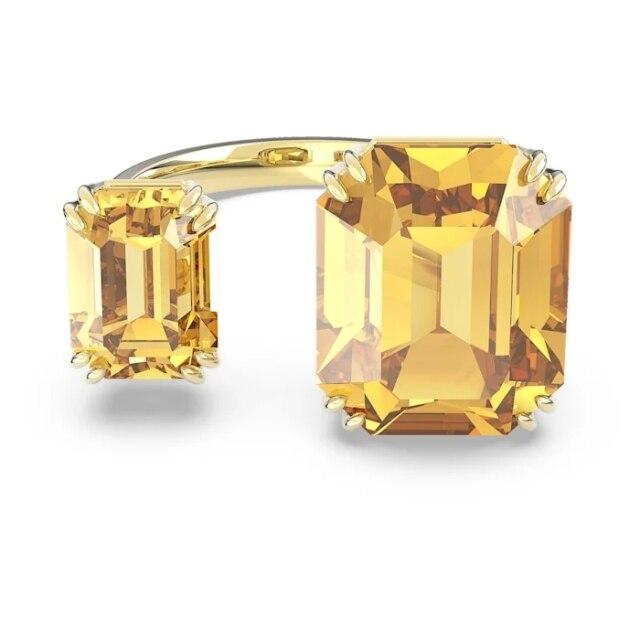 Voguish Fashionable Trend Women 'S Jewelry Colorful Crystal Stone Necklaces Shiny Rings Big EarringsFashion Necklaces