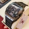 OLEVS Luxury Men Watch for Men Large Dial Rubber Strap Waterproof Luminous Fashion Mens Watches