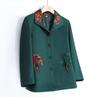 Elderly Women's Chinese Style Plus Size Turn-Down Collar Jacket - Fashionable Spring and Autumn Top for Grandma
