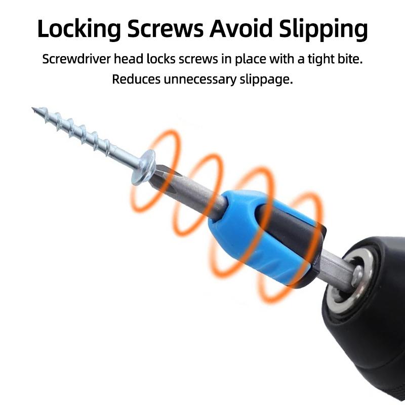 Magnetic Bit Holder Magnetic Ring Strong Magnetizer Demagnetizer Magnet Ring For 1/4 Inch 6.35mm Screwdriver Bit Holder Hand Tools Accessories