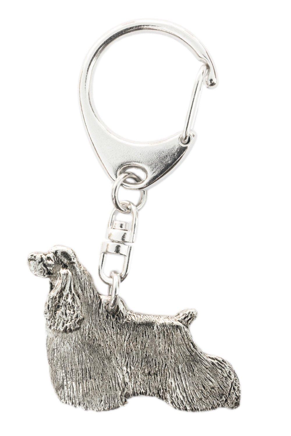 

American Cocker Spaniel Made in England Art Dog Keychain Collection