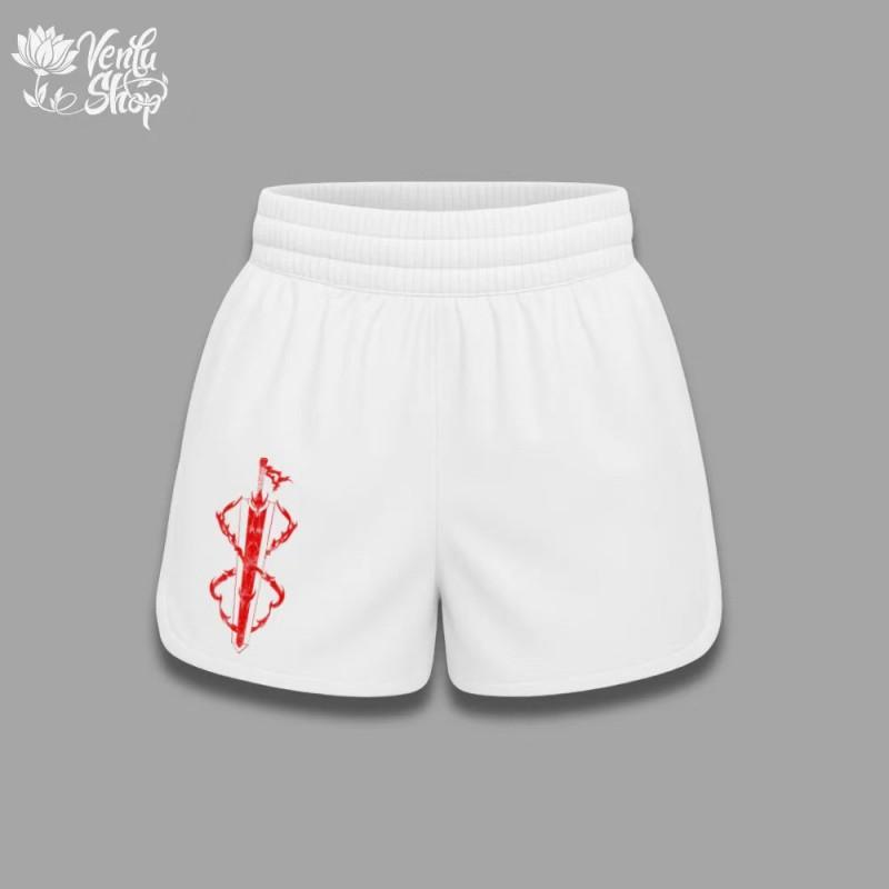 Breathable Quick Dry Elastic Cycling Shorts MMA Training Sanda Print Unisex Adult