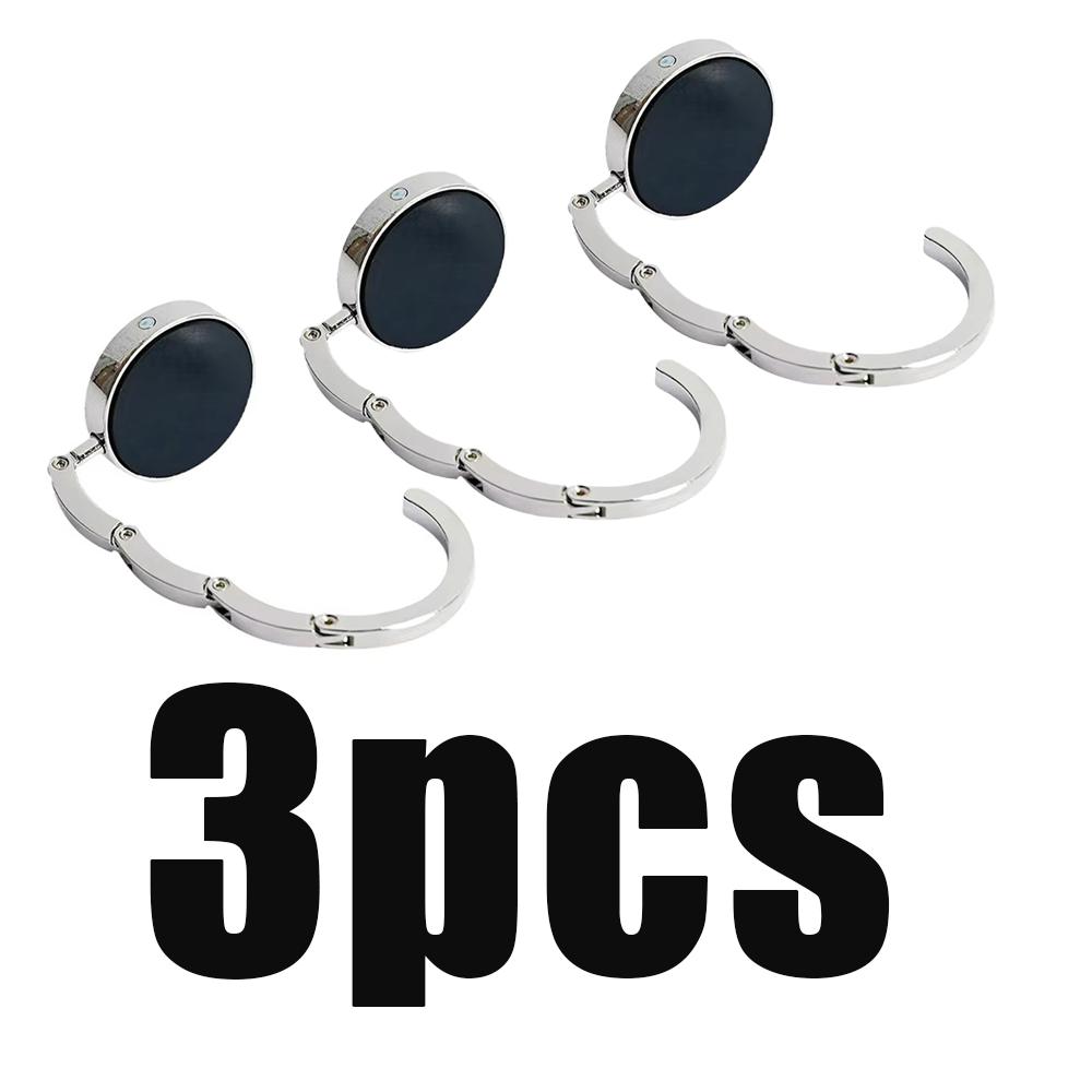 1-3Pcs Foldable Bag Hook Portable Good Load-Bearing Capacity Hanger Handbag Student Desktop Table Bag Side Of The Desk Hanger