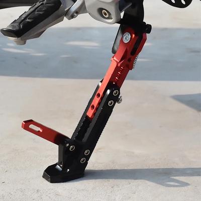 Adjustable CNC Metal Motorcycle Foot Bracket Motorbike Kick Side Kickstand Parking Bracket Moto Bike Side Stand Accessories