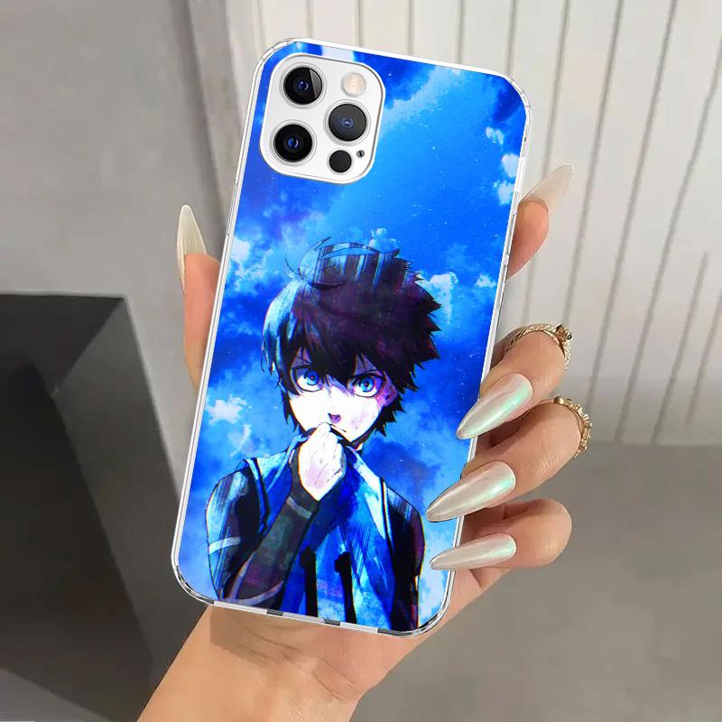 

Blue Lock Football Anime Phone Case for Iphone 17 Air 16 15 Plus 14 13 Mini 12 11 Pro Max 16E 7 8 SE 2020 Soft Funda Print Shell iPhone 16 Pro Max