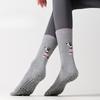 Yoga Socks, Women's Anti-slip Silicone Five-finger Socks, Fitness Exercise Pilates, Cartoon Puppy Mid-calf Socks