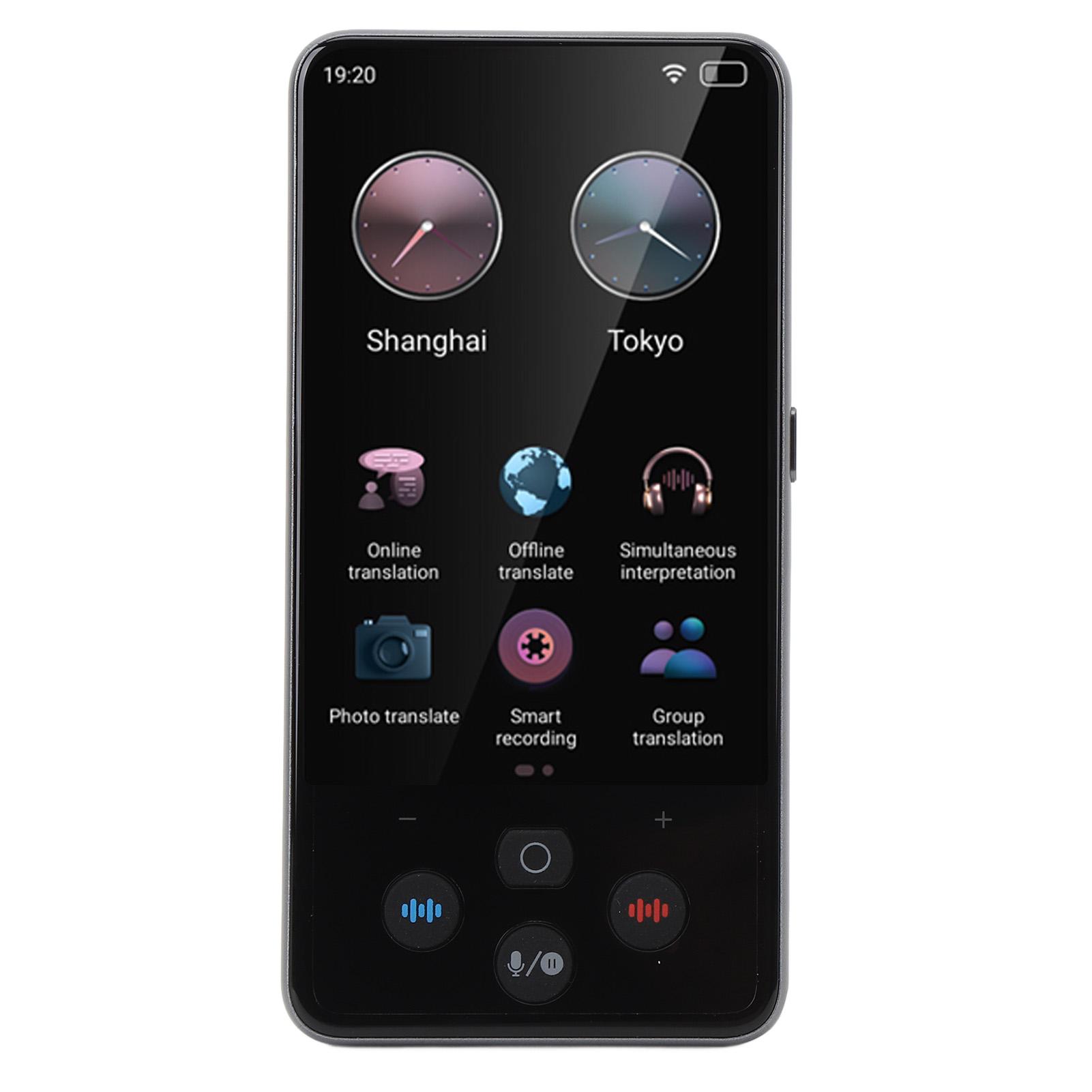 

Переводчик языков 1 ГБ 8 ГБ 138 языков Двусторонний перевод текста в реальном времени Оффлайн перевод фотографий 3.97 дюймов