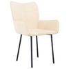 Dining Chairs 2 Pcs. Cream Velvet