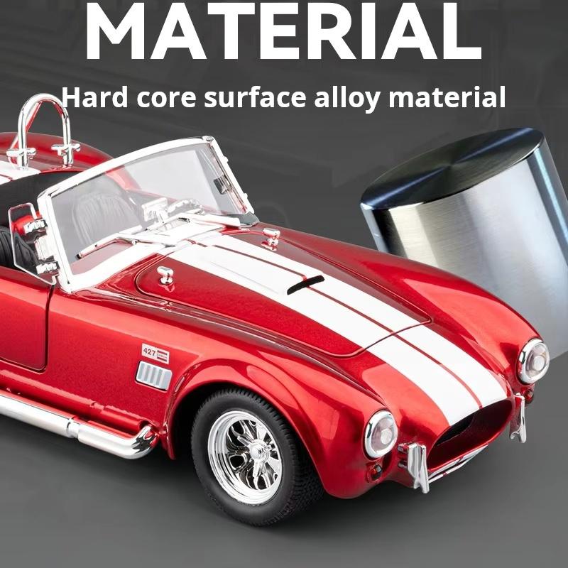 1:36 SHELBY Cobra 427 SC Sports Car Alloy Diecast Model Car Kid Children Toy Gift For Boy Collecting Hobby