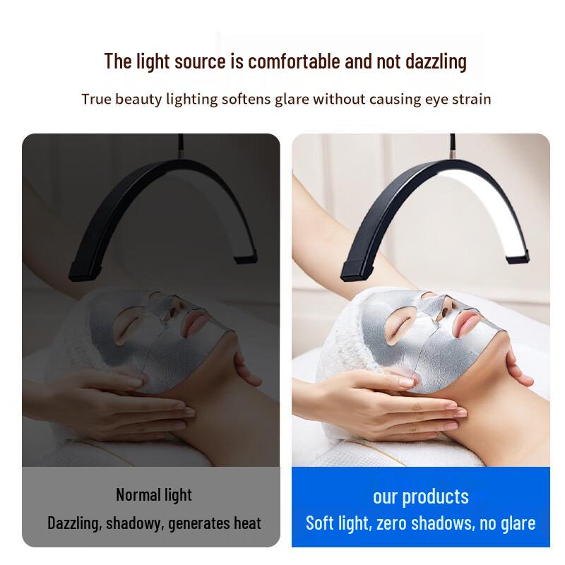 Oeny Half-Moon Lash & Tattoo Floor Lamp