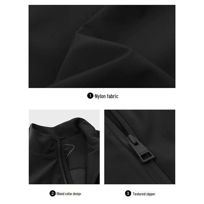 SEPTWOLVES Men's Stand-up Collar Lightweight Waterproof Jacket