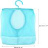 Mesh Fabric Hanging Storage Bag Blue Hanging Mesh Net Bag Storage Hanging Net  Kitchen Organization