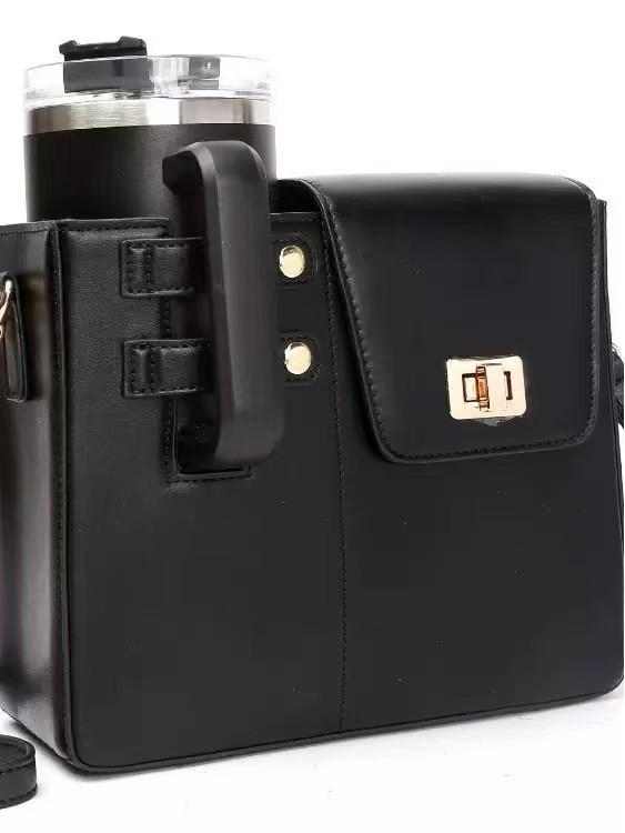 Modna, izolowana torba crossbody na napoje o dużej pojemności