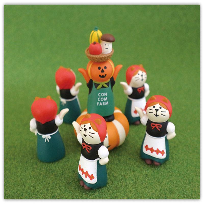 2026 Halloween Series Ornament Ghost Face Ghost Autumn Harvest Pumpkin Micro Scene Decole Resin Craft Small Ornament Collection