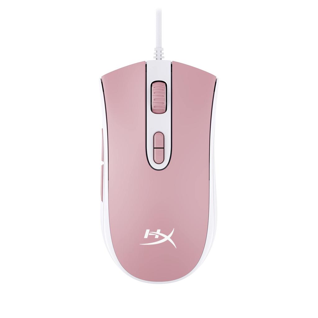Hyper-X Pulsefire Core RGB Gaming Mouse, Pink, for Gamers, Optical, DPI Adjustable, Omron Switches, 2-Year Warranty, 639P1AA