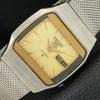 VINTAGE SEIKO 5 AUTOMATIC JAPAN MENS GOLDEN COLOR DIAL WATCH A709141-1