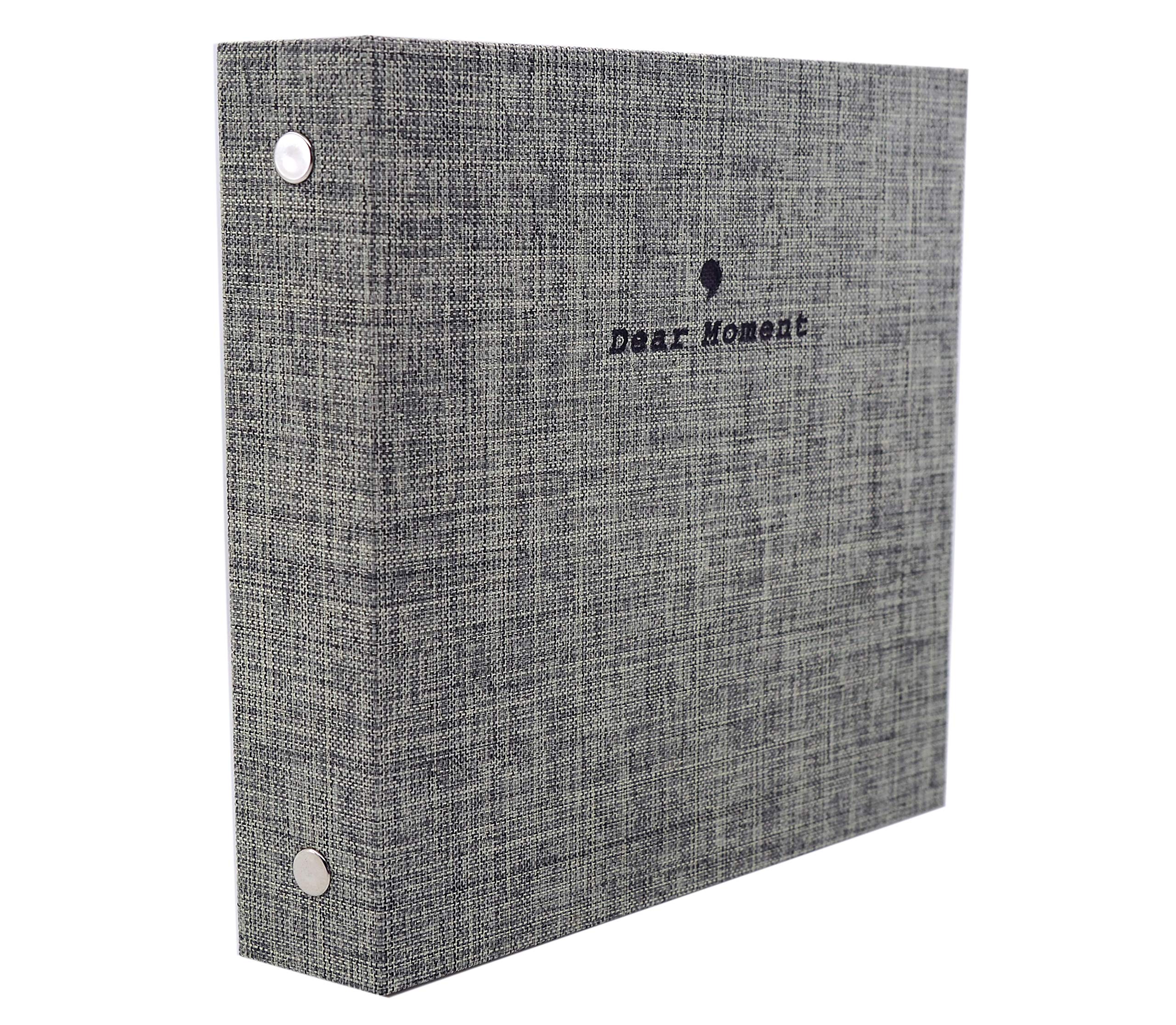 

Darkhorse Хлопково-льняной узор Карманный фотоальбом для моментальных фотографий Cheki Вмещает 100 3-дюймовых фотографий Серый альбом, Размер, Листы, - серый