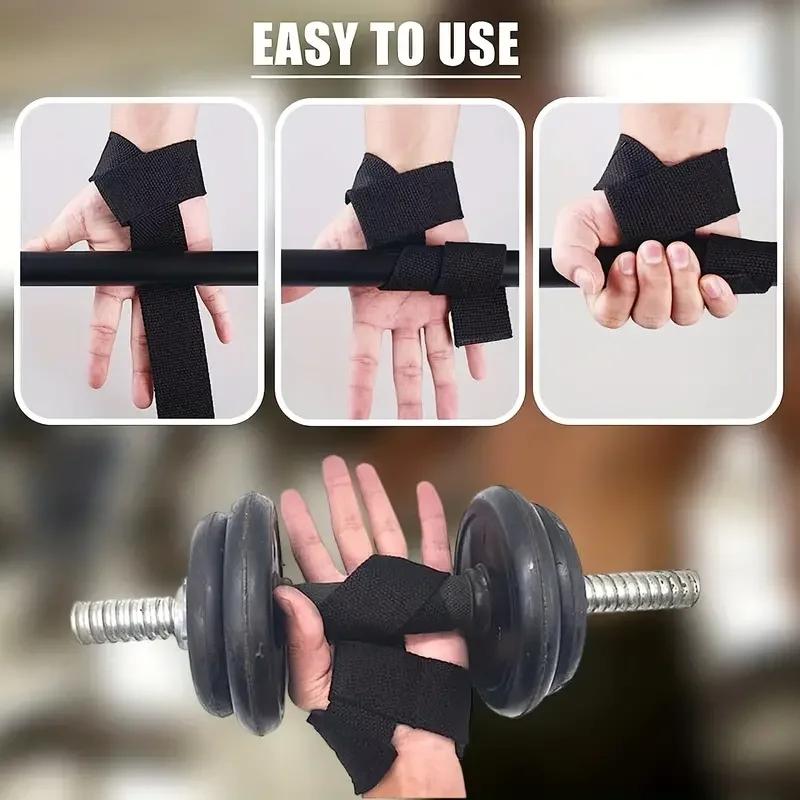 Gewichtheben Handgelenk Straps Krafttraining Einstellbare Non-slip Gym Fitness Hebe Strap Handgelenk Unterstützung Sport Grip Band