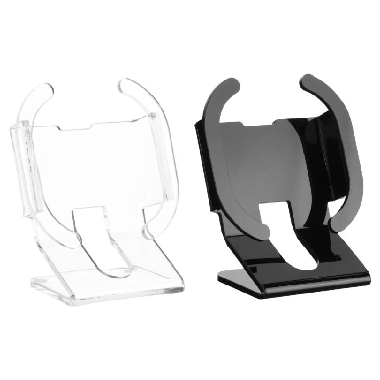 Elegant Acrylic Display Stand With Open Charging Area And Stable Foot Pad For Dedicated Portable Speaker