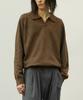MINAV Raffine Soft Collar Knit [Brown]