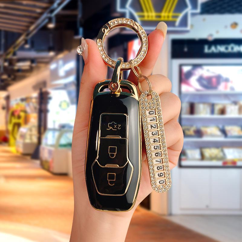 High-Grade Key Case for Ford Mondeo, Mustang, Edge, Kuga, Explorer, Taurus.