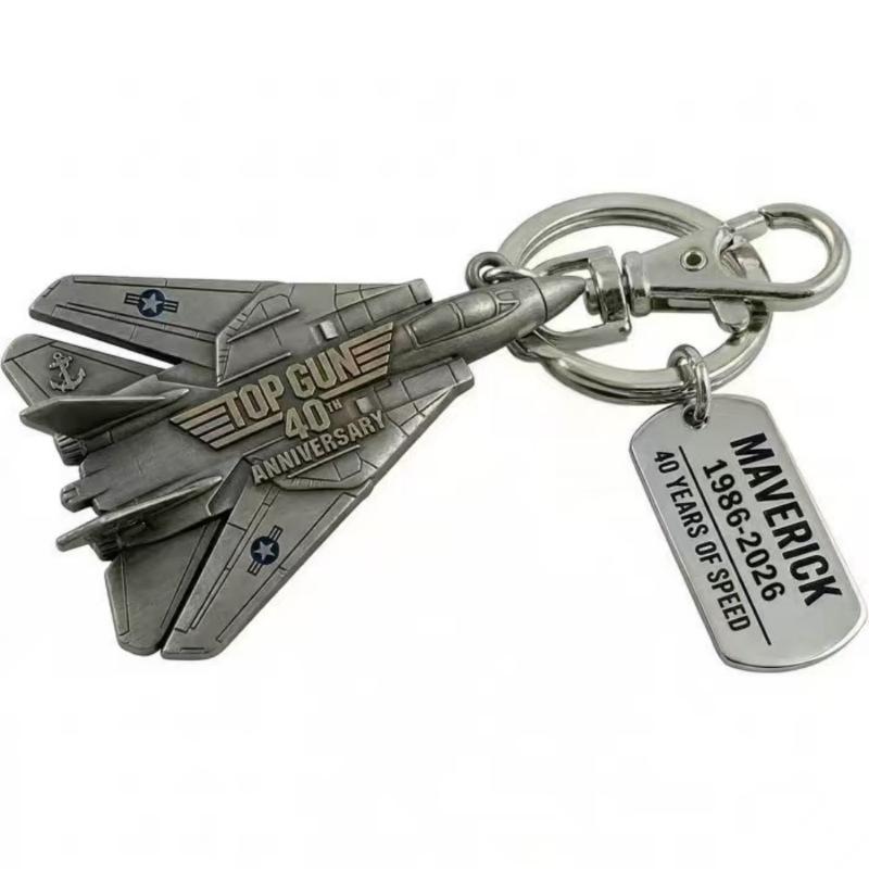 Top Gun 40Th Anniversary Keychain Model Plane Cosplay Collectible Figurine 2026 Movie Fan Exclusive Gift