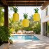3PCS Foldable Pineapple Paper Lanterns Hawaiian Festival Lantern  Photo Opportunities