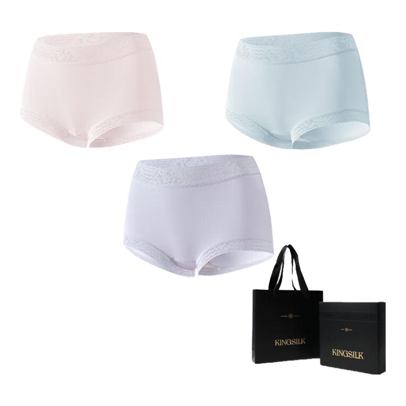 

Qianhuang Women s Mulberry Silk Crotch Antibacterial Breathable Underwear 3XL-4XL