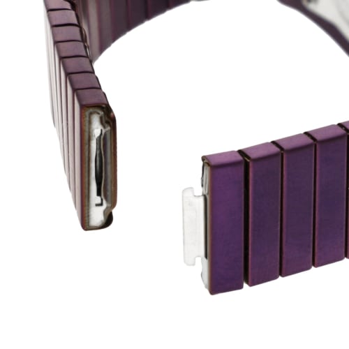 TIMEX 80 30MM American Watch with Purple Dial, Resin and Acrylic, Quartz Movement, and Digital Movement (TW2U93900)