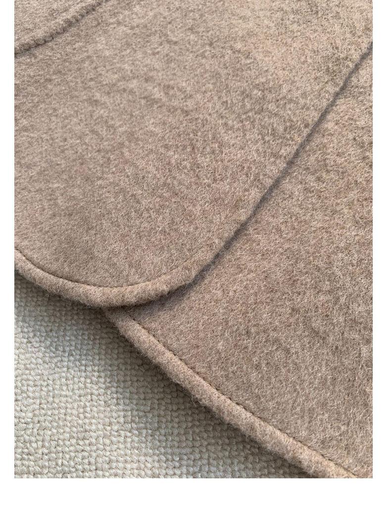 Handmade Italian Notch Lapel Coat – 70% Double-Faced Wool, Premium Quality