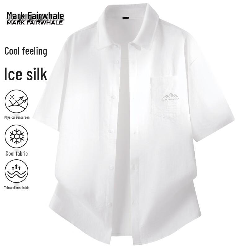 Mark Fairwhale Men's Ice Silk Short Sleeve Shirt