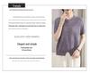Elegant Women's Knitwear: Casual, Slimming Round Neck Short Sleeve Top for Mothers, Loose & Comfortable Fit