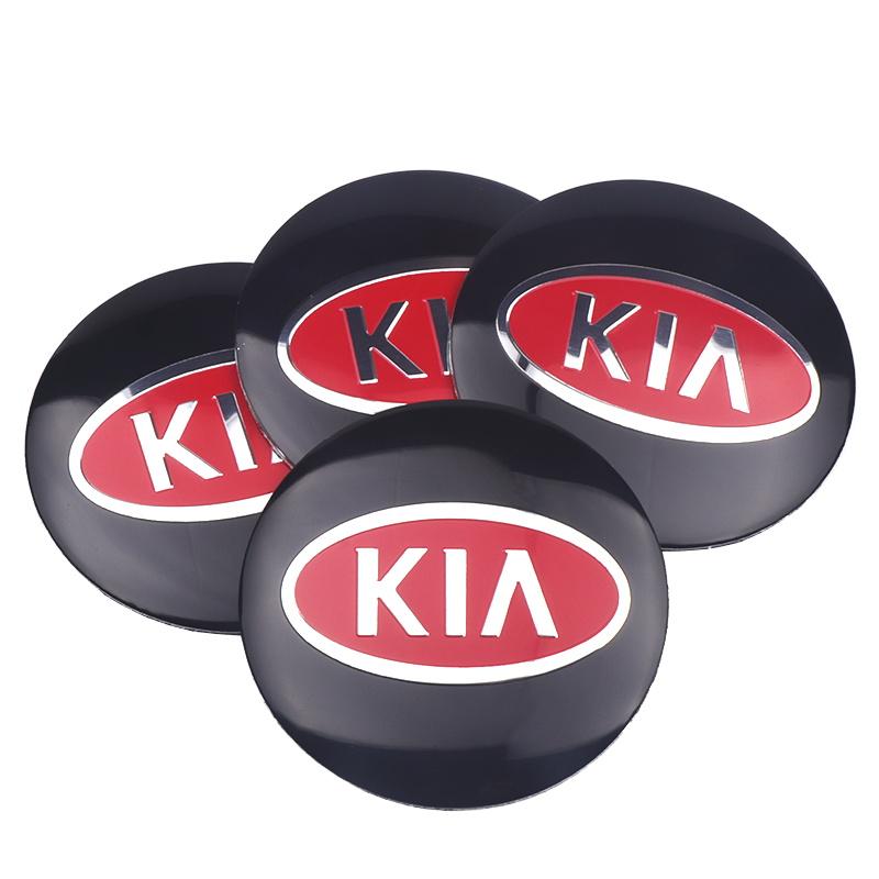 2026 Hot Car Sticker 56mm 60mm Car Styling Wheel Center Cap Hub Covers Badge Accessories For Kia Sportage Rio 3 Soul Picanto EV6