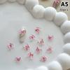 30 Pcs Colorful Butterfly Nail Art Charm 3D Ice Butterfly Nail Decor Ornament Diy Kawaii Nail Figures