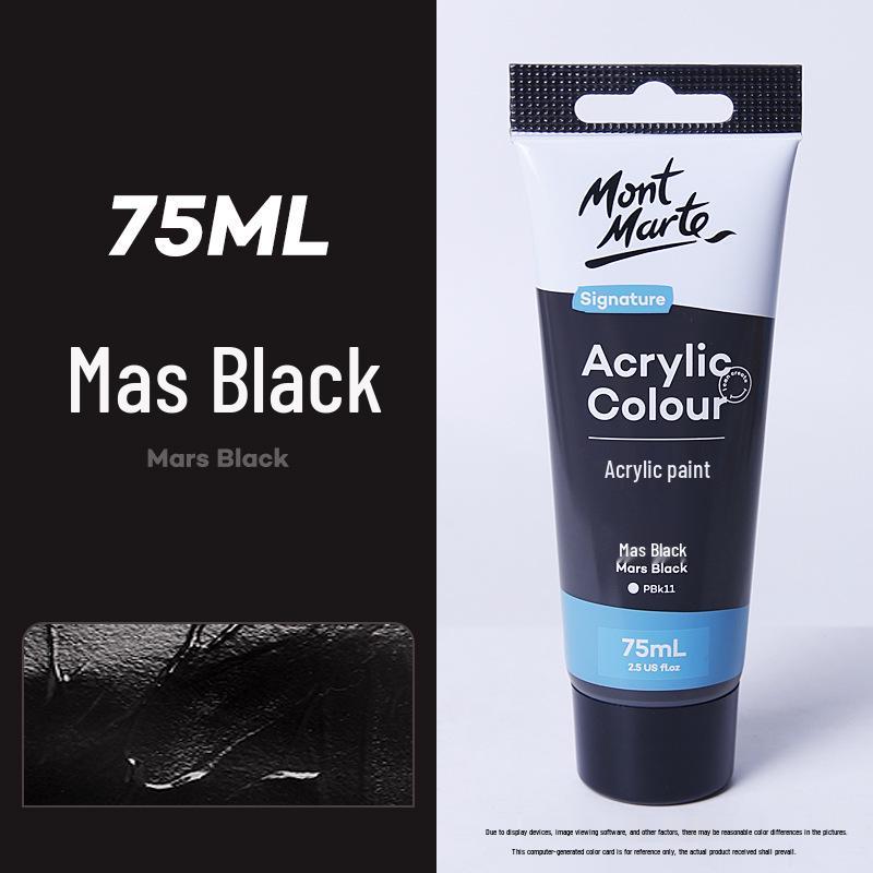 Montmartre 75ml Waterproof Non-Fading Acrylic Paint Set: Perfect for Children’s Textiles and Art Projects, Sunscreen Formula