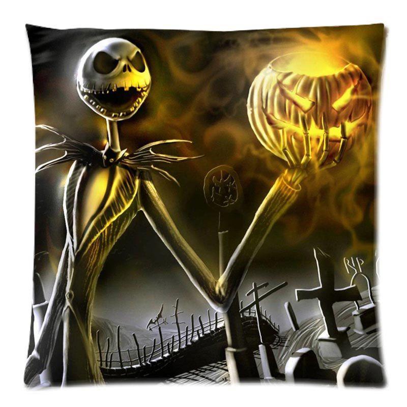 Super Soft Peach Skin 17.7'' Xmas Gift The Nightmare Before Christmas Pillowcase