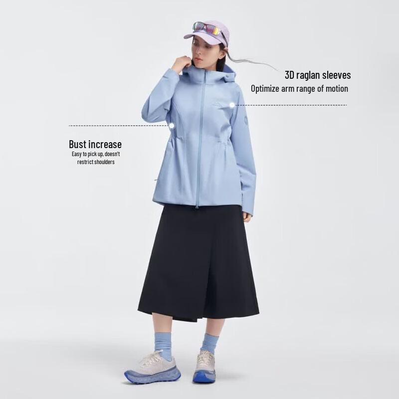 BOSIDENG B261231324 Short Hooded Outdoor Functional Jacket