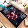 "Demon Warrior in Moonlit Forest" Patterned carpet, non slip mat suitable for living room and bedroom sofas