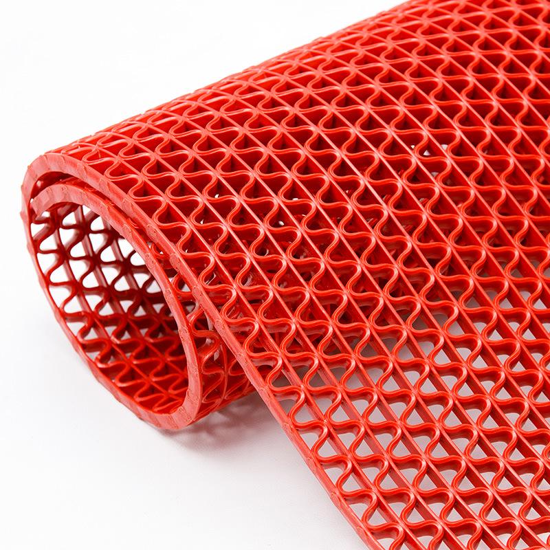 PVC Absorbent Anti-Slip Doorway Mat - Waterproof Floor Carpet for Kitchen & Bathroom