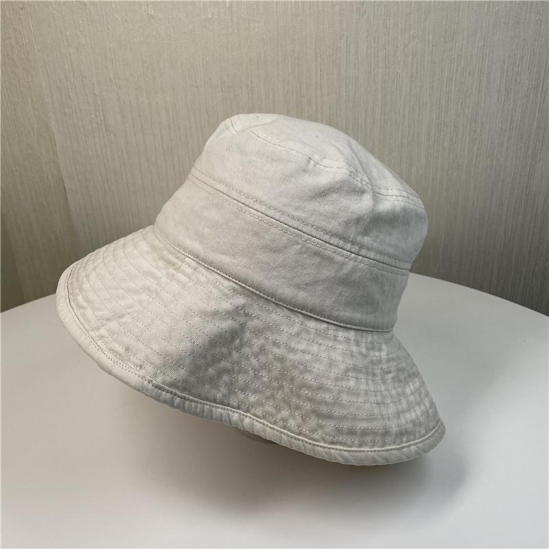 Süßer Fischerhut Kinder einfarbig lässig vielseitig retro Sonnenschutz Gesichtsschutz Beckenhut