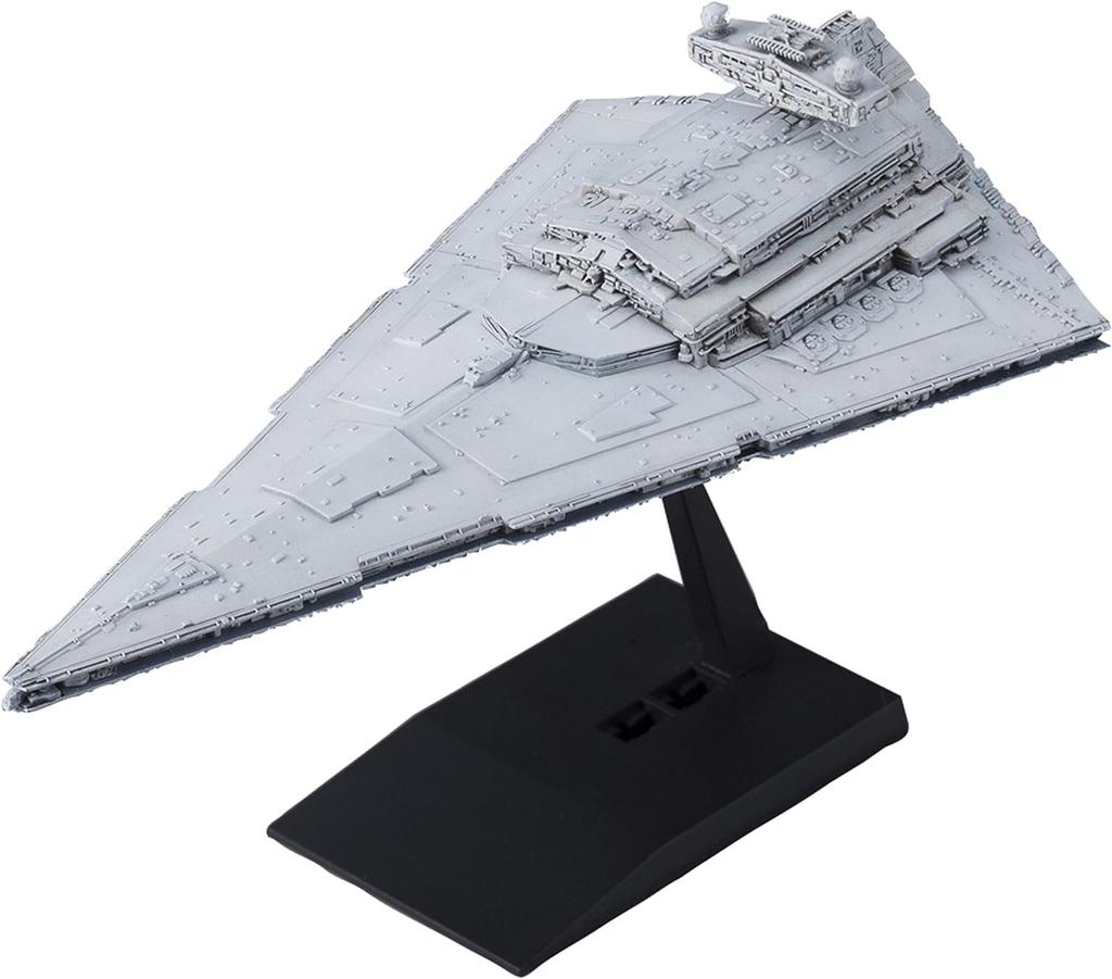 BANDAI SPIRITS Star Wars Vehicle Model 001 Star Destroyer Pre-Colored Plastic Model