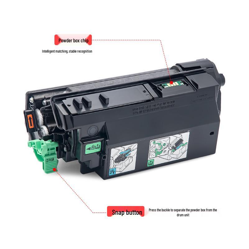 Compatible Ricoh Toner Cartridge for P501/P500M/P501M/IP500S/IM350F/430F and Drum Unit for P502.